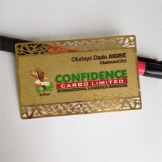 Screen Color Printing Gold Card